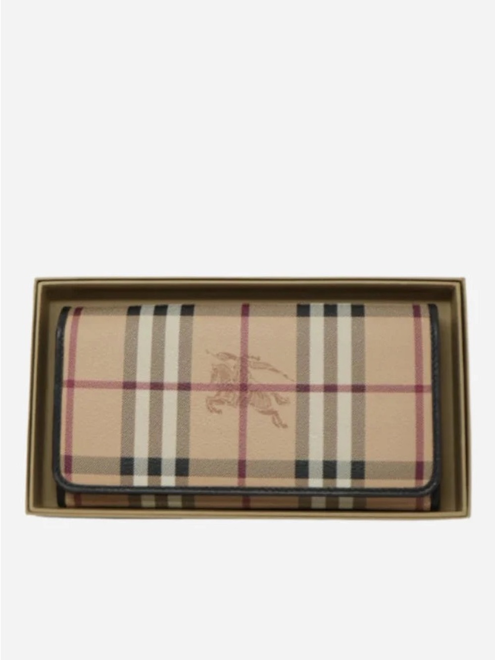 Burberry Check Long Wallet